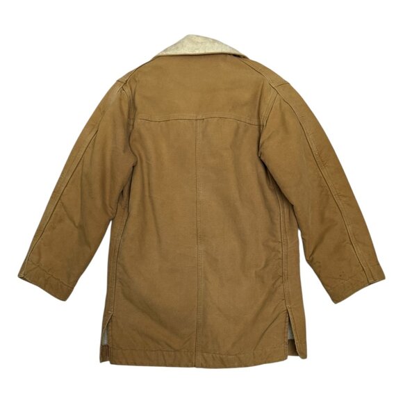 RARE CARHARTT Vintage 1960s Snagproof Sherpa Fleece Duck Canvas Chore Coat XS - Picture 6 of 9